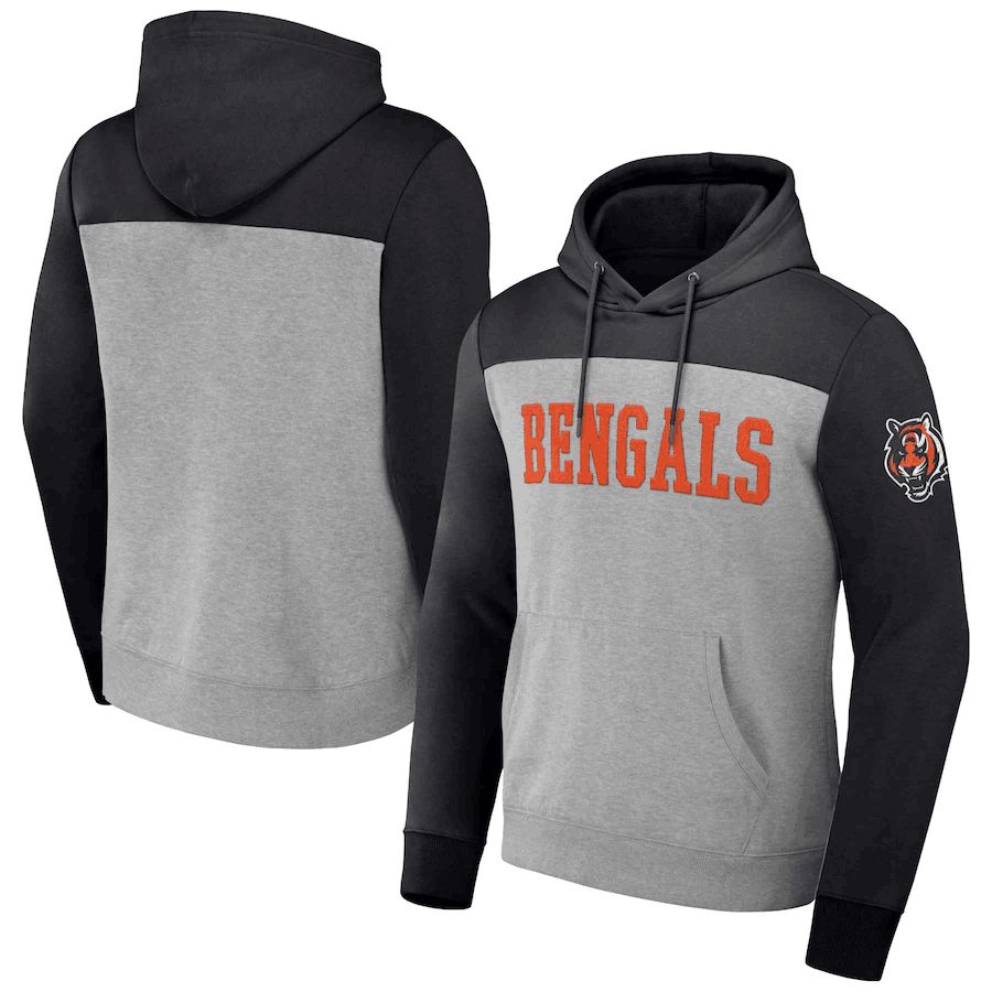 Men 2023 NFL Cincinnati Bengals grey Sweatshirt style 1